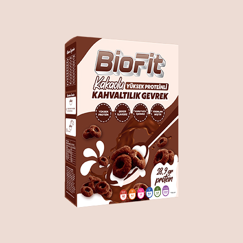 Biofit Kakaolu Yüksek Proteinli Kahvaltılık Gevrek