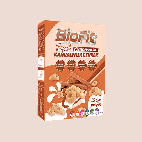 Biofit Tarçınlı Yüksek Proteinli Kahvaltılık Gevrek