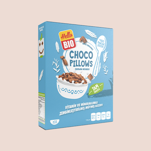 Çikolata Dolgulu Mısır ve Buğday Gevreği