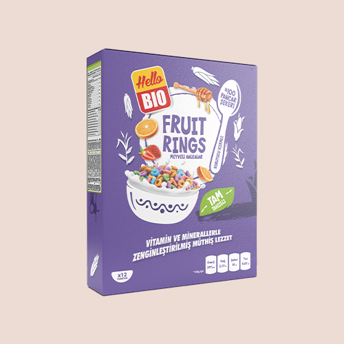 Meyveli Halkalar Mısır ve Buğday Gevreği