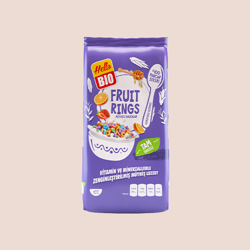 Meyveli Halkalar Mısır ve Buğday Gevreği